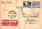 1936 Warsaw Poland Gordon Bennet Postcard Cover to Hohendorf Germany — photo 1