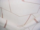 3-1/4Y Kravet Couture 35878 Diverging Mauve Embroired Linen Upholstery Fabric