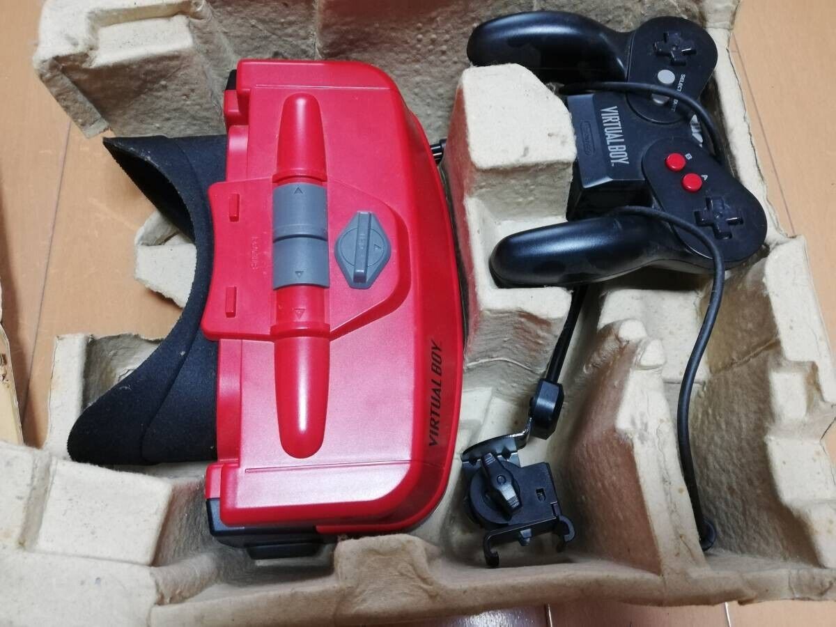 Nintendo Virtual Boy Console System Japanese video game With Nintendo Virtual Boy Console System Japanese video game With