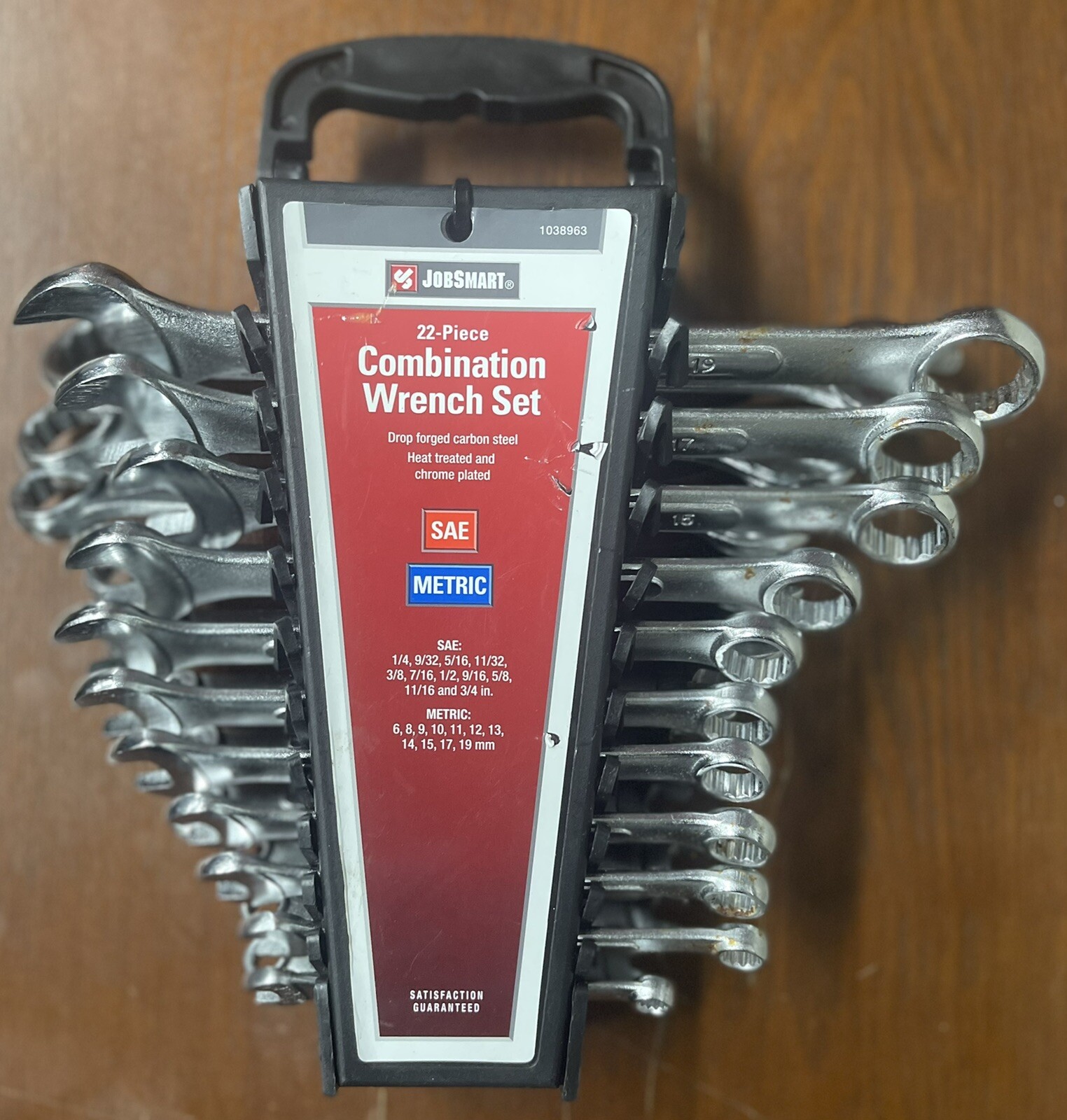 JobSmart 22 Piece Combination Wrench Set SAE & MM eBay