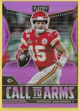 2021 Playoff Pink Call to Arms Patrick Mahomes II Chiefs