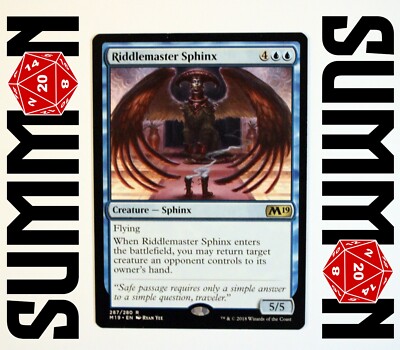 MTG Riddlemaster Sphinx | Core Set 2019 | Regular Rare | Near Mint