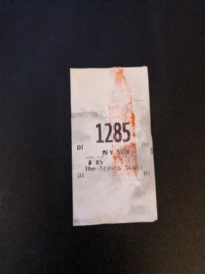 Travis Scott Burger McDonald's Grill Slip Mini Version ...
