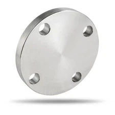 TITANIUM Blind Flange 1-1/2" Class 150 Flat Face UNS R55400 B16.5, 4-Holes