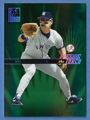 2004 DONRUSS ELITE PASSING THE TORCH CARD # 129/500 DON MATTINGLY YANKEES NM-MT