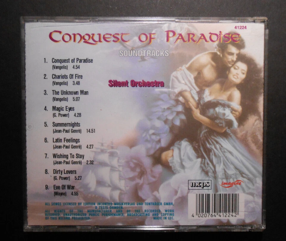 CONQUEST OF PARADISE - SOUNDTRACKS - CD - - Bild 2 von 4
