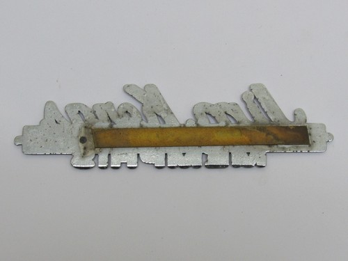 Etiqueta emblema insignia de concesionario de metal vintage Jim Keras Chevrolet Memphis Tennessee TN - Imagen 2 de 2
