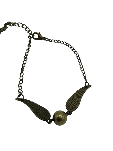 Pulsera Harry Potter Golden Snitch 7 pulgadas con tobillo extensor de 2,5 pulgadas