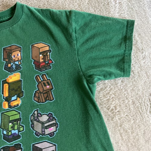 Camisa de manga corta Mojang Minecraft para niños verde enredadera zombie guepardo 10 - Imagen 3 de 6