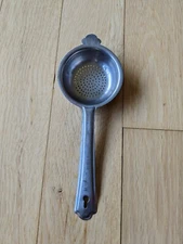 Vintage Stainless Steel Tea Strainer. Chai Chalni. 9". Kitchenware Collectible!
