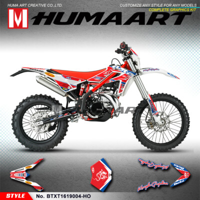 Xtrainer 300 Graphics Vinyl Decal for Beta 250 300 X-trainer 2016 2017 2018 2019