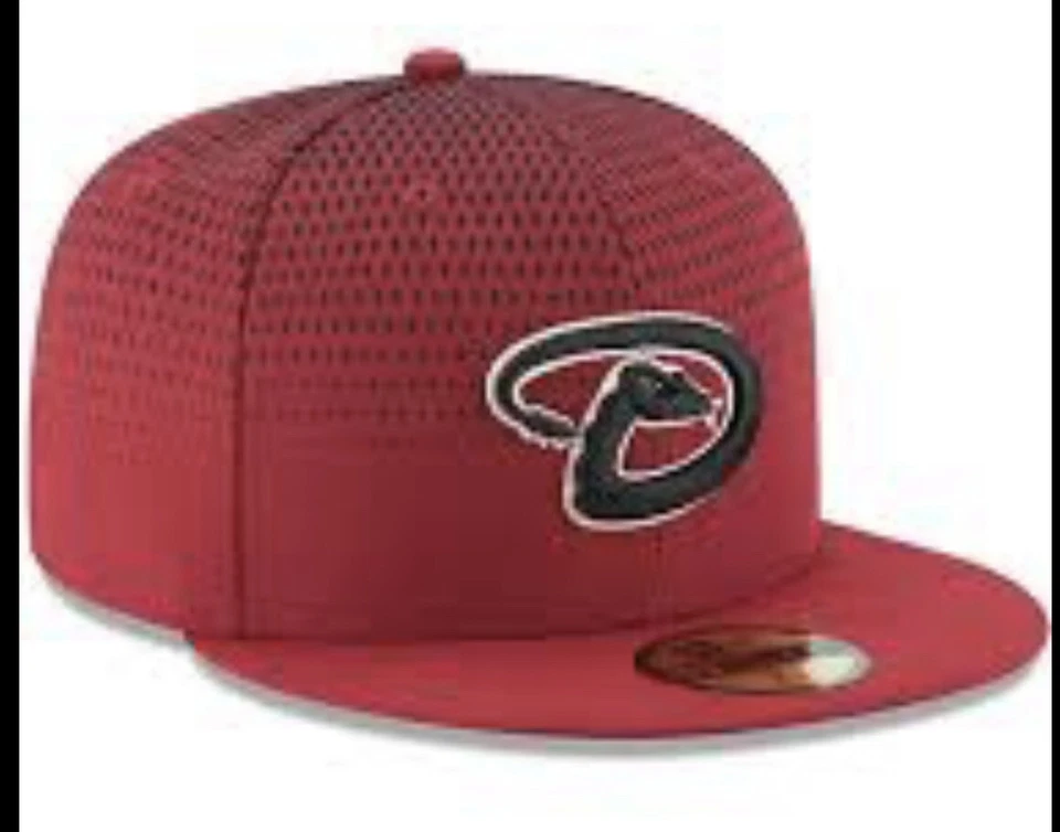 Arizona Diamondbacks New Era 59Fifty Hombres MLB Gorra de Béisbol Borgoña Coche Ajustado Foto 4 de 4