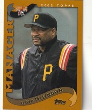 FREE SHIPPING-MINT-2002 TOPPS LLOYD MCLENDON  PIRATES RARE