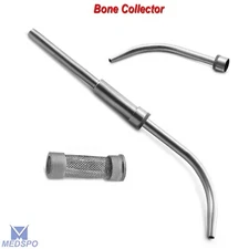 Dental Aspirator Bone Grafting Bone Collector 9mm Filter Orthodontic Lab Tools