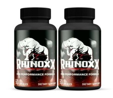  2 Pack Rhinox X Enhancement Pills for Men, Supports Performance  Male Energy