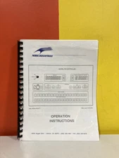 MRL Industries 999-906477 Model 781 Controller Operation Instructions