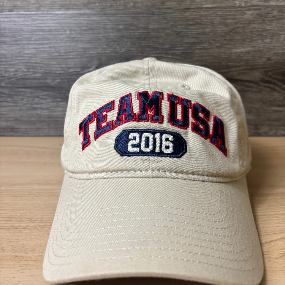 奥运会帽子带背棕色里约2016年美国队服装 — 第 3/4 张图片