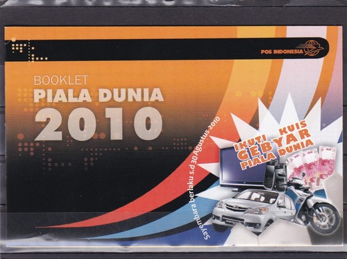Indonesia soccer cup South Africa scarce booklet 2010