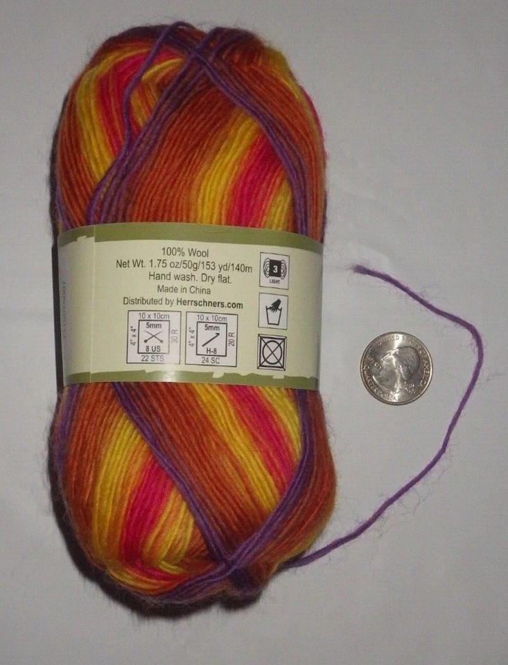 Lote de 3 novelas, fio leve Northland Apache, 1,7 oz, 153 jardas, lã, #07 Harmony - Imagem 2 de 4