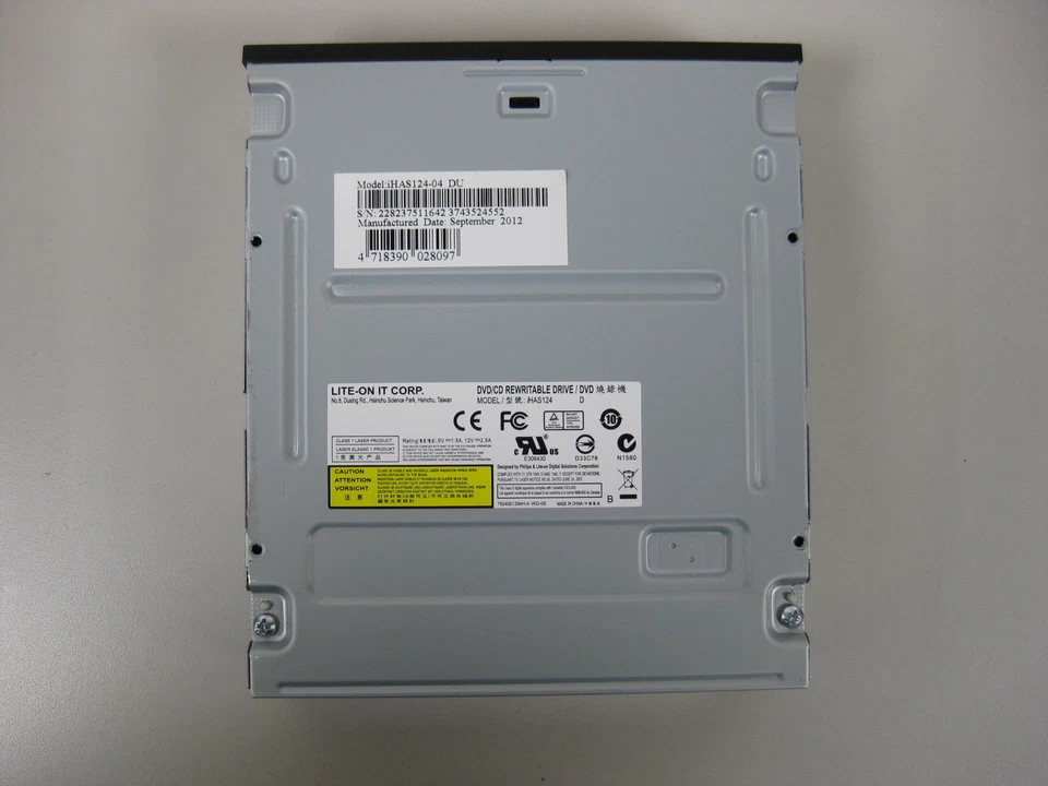 Lite-On iHAS124 Series Super AllWrite 24X SATA DVD+/-RW Dual Layer Optical Drive - Image 3 of 4