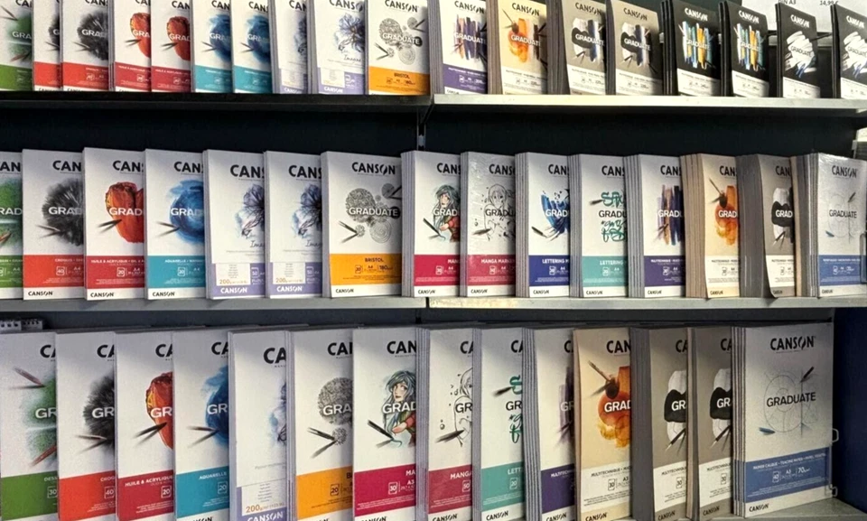 Blocco da disegno Canson Graduate A5 /A4 / A3 vari blocchi selezionabili NUOVO