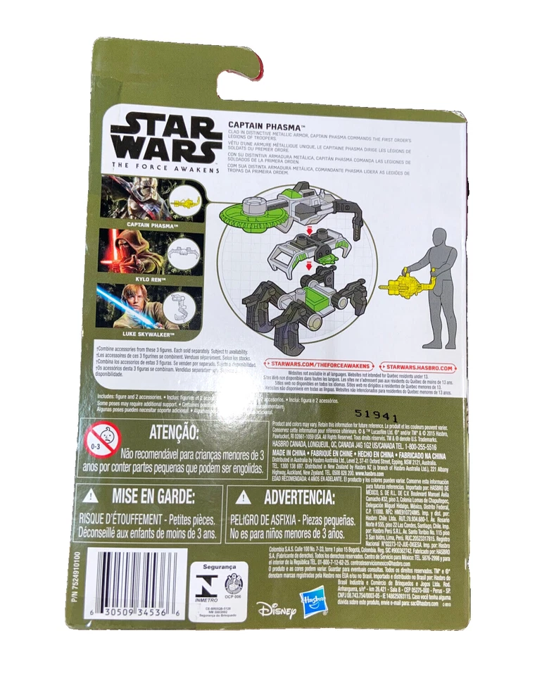 2015 Star Wars Capitán Phasma El Despertar de la Fuerza Figura de Acción Juguete Nuevo Foto 3 de 4