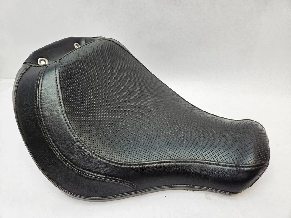 Genuine Harley Davidson Heritage Softail Classic Black Solo Seat 1822 G3D Foto 4 de 4