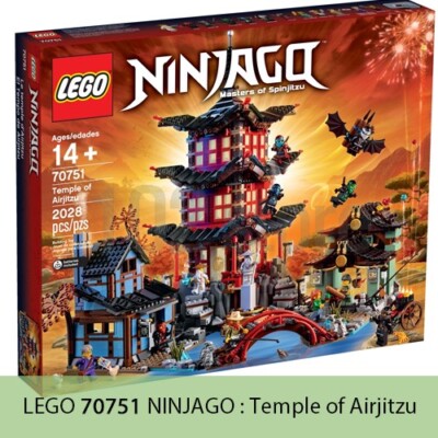 LEGO 70751 NINJAGO : Temple of Airjitzu - Factory Sealed / Scratch