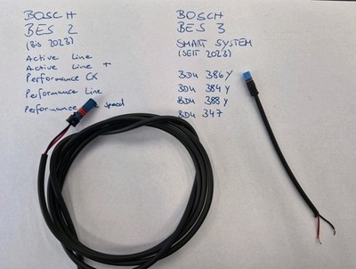 ACID Frontlichtkabel 1400mm für das BOSCH BES2 System für E-Bikes