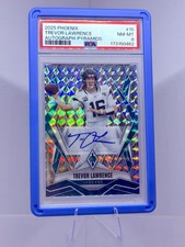 2025 Panini Phoenix Trevor Lawrence Jaguars Pyramids Auto #15 /99 PSA 8 🔥