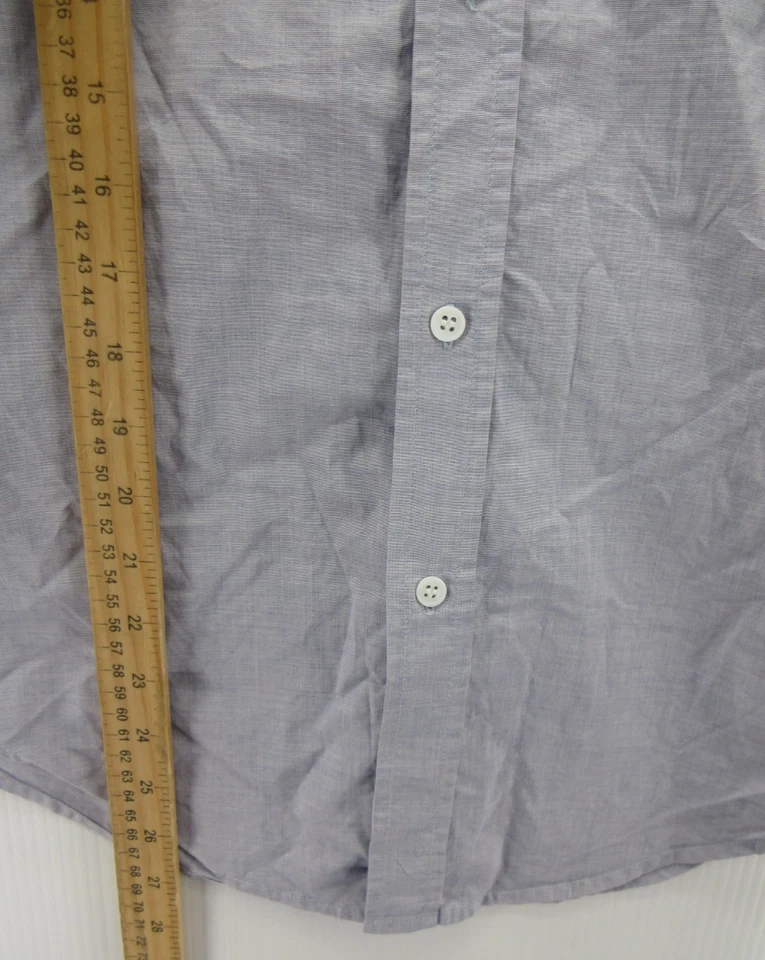 Band Of Outsiders Shirt Men 1 Blue Button Down Oxford Heritage Classic Small * - Image 4 of 4