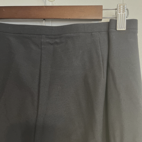 Eileen Fisher Petite Large grau Stretch Strick gerades Bein Hose minimalistisch - Bild 5 von 14
