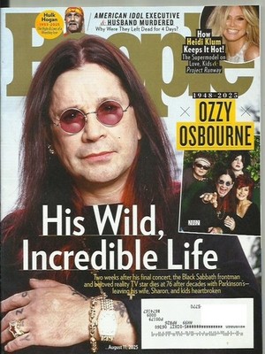 People Magazine August 11, 2025   Ozzy Osbourne: His Wild, Incredible Life