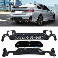 Fits 23-25 BMW G20 3-Series LCI 330i MP Gloss Black Rear Diffuser Spoiler Lip