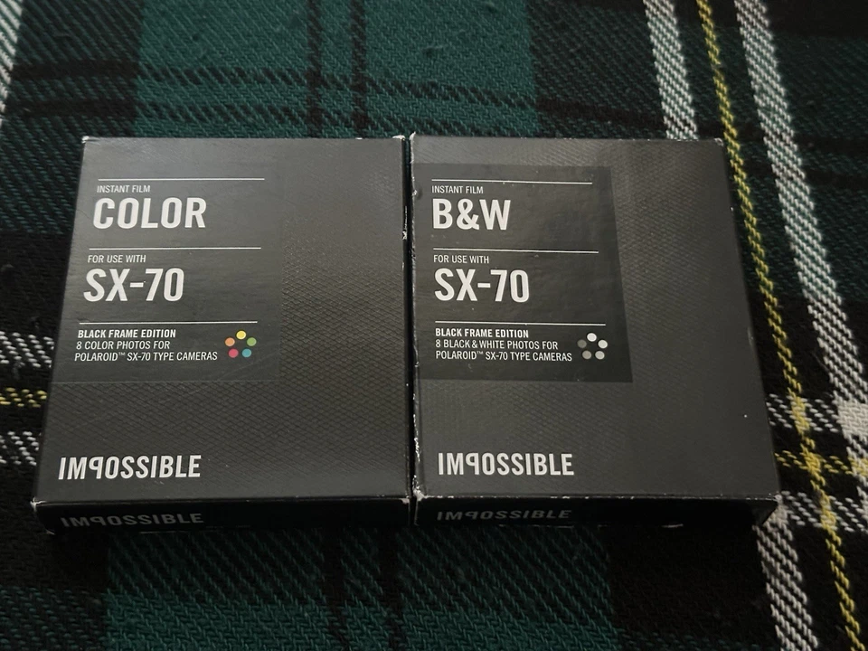 LOT of 12 Polaroid Impossible Film B&W COLOR SX-70 600 instant films TWELVE PACK - Image 4 of 4