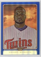 2010 Chrome Topps 206 Blue Refractor /199 Francisco Liriano #TC43 n1u