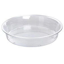 Cal Mil 316-12-12 Turn N Serve Deep Tray, 12" Diameter x 3.5" Height, Clear