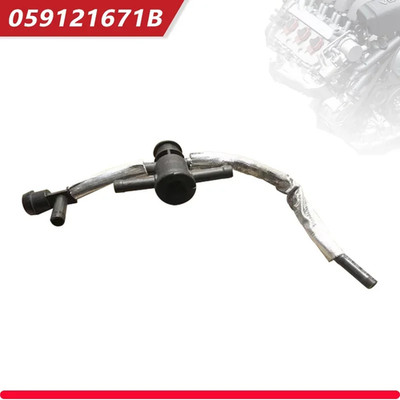 1 Stück Motorkühlmittelleitung hinten 059121086AH 059121671B für A4 A5 A6 A7 A8 Q5 Q7 To