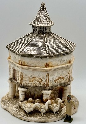 FRANZÖSISCHE LÄNDLICHE LANDSCHAFT - HEXA, H EXECH - HARTPUTZ TAUBENSCHLAG DIORAMA MASSSTAB 1:30,32