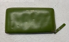 Women's Green Kate Spade Envelope Clutch Wallet