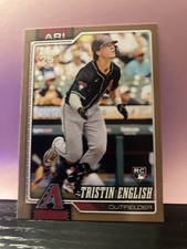 Tristin English  2026 Topps Series 1 Rookie Gold Border 874 /2026  #346. Arizona