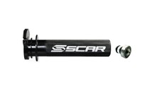 Scar GasgriffhüLse Aluminium Mit Kugellager Schwarz FüR GAS GAS MC 50 2021-22