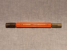 Vintage GMP Co. Orange Lineman's Hex Wrench 7/16 & 3/8 -used-