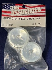 Team Associated RC18B Disc Rims Plastic chrom...