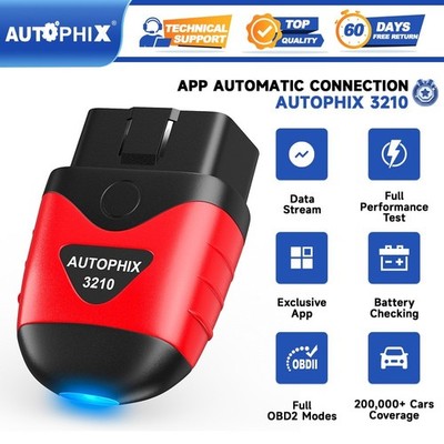 AUTOPHIX 3210 OBD2-Diagnosescanner BT Auto-Diagnosegerät für Android, iOS