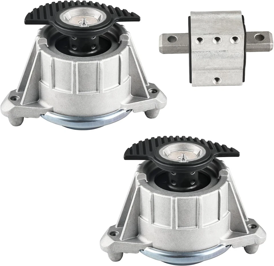 3 件发动机电机和变速器安装套件替换件适用于梅赛德斯-奔驰 — 第 2/4 张图片