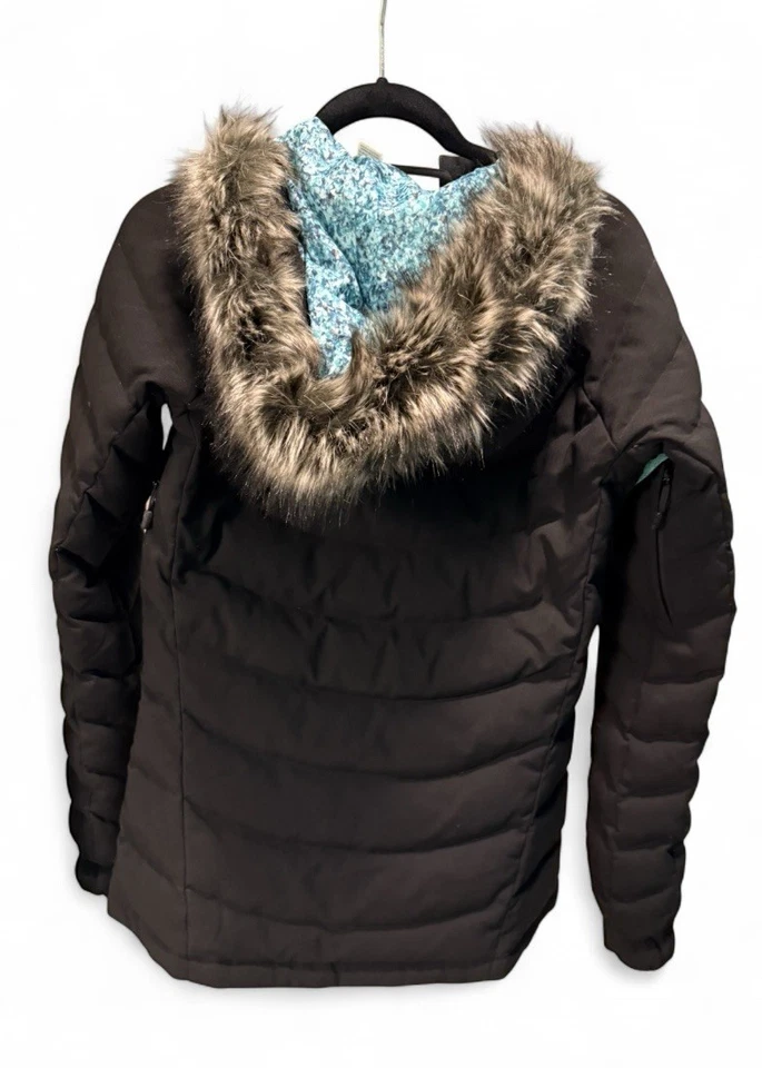 Chaqueta acolchada negra para mujer O'Neill Original Parka impermeable S/P Foto 2 de 4