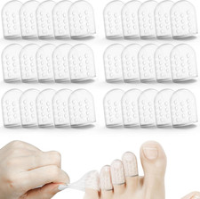 30Pcs Silicone Anti-Friction Toe Protector Women, Breathable Toe Covers Sleeves