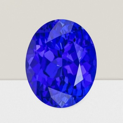 Tanzanite Oval Cut Gemstone 4 Cts - 11x9 mm Flawless Loose Gem #