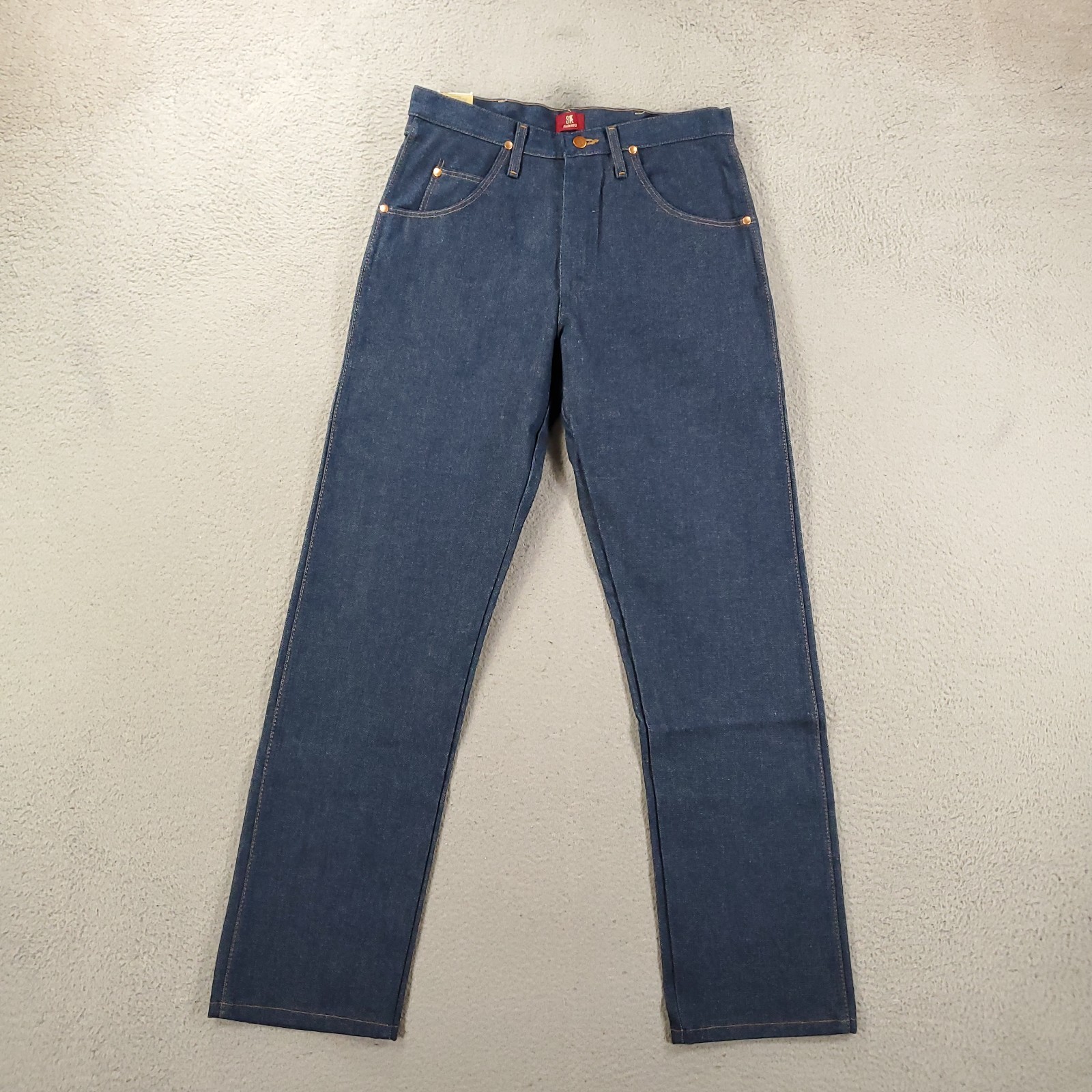 Mens 31x32 Blue Relaxed Fit Over Boot Straight Cut Nwt